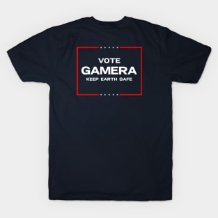 VOTE GAMERA - 2.0 (Front/back print 4 dark tees) T-Shirt